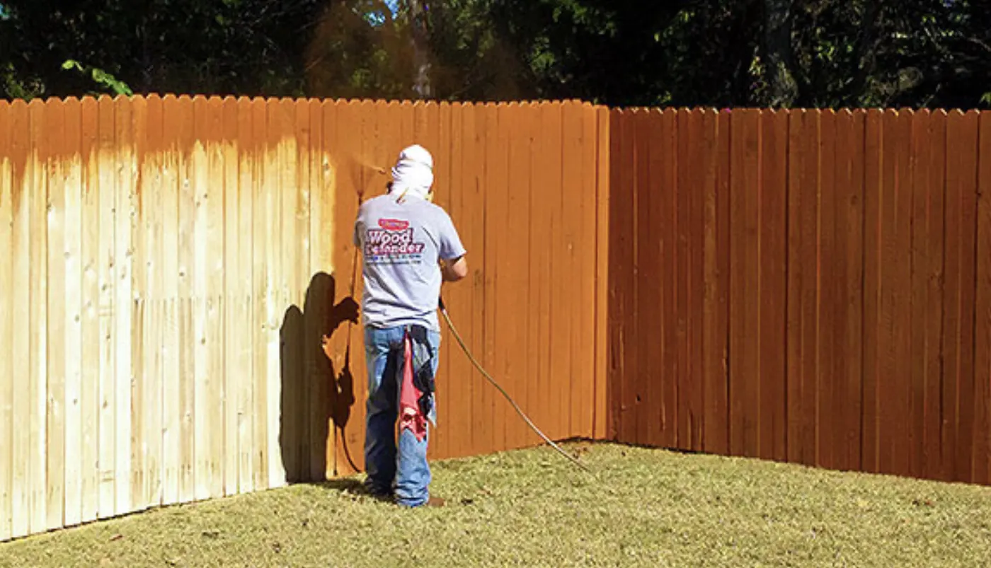Fence Staining